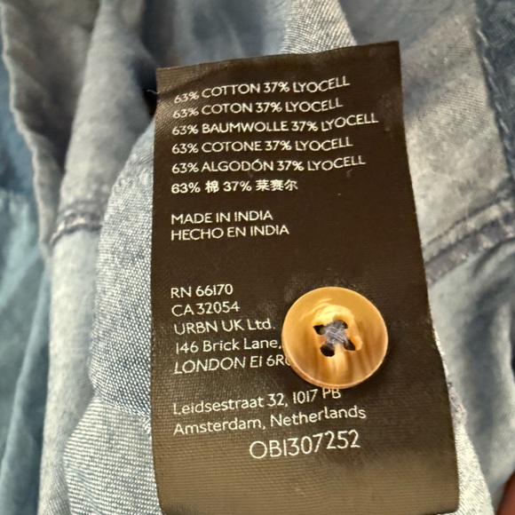 Pilcro denim button down - Picture 5 of 7